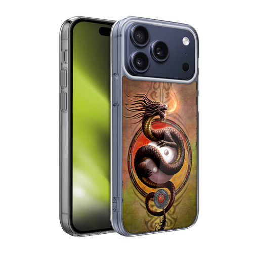Anne Stokes Dragons Yin Yang Protector Soft Gel Case for Apple iPhone 17 Pro Max