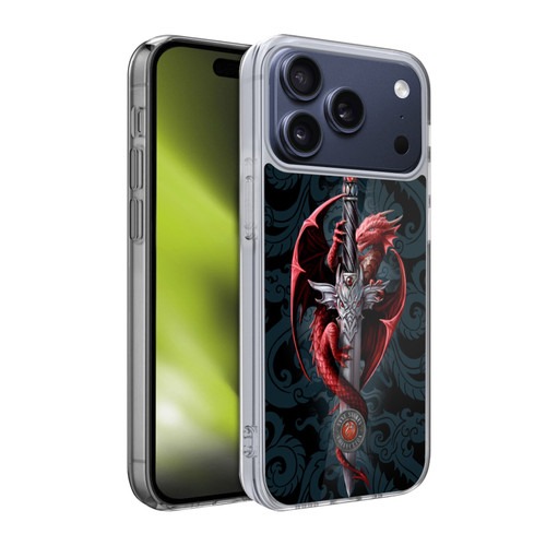 Anne Stokes Dragons Dagger Soft Gel Case for Apple iPhone 17 Pro