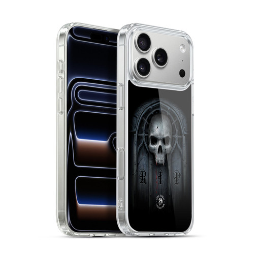 Anne Stokes Gothic Await The Night Skull Soft Gel Case for Apple iPhone 17 Pro Max