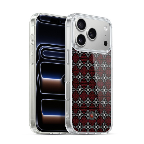 Anne Stokes Gothic Bat Moon Patttern Soft Gel Case for Apple iPhone 17 Pro