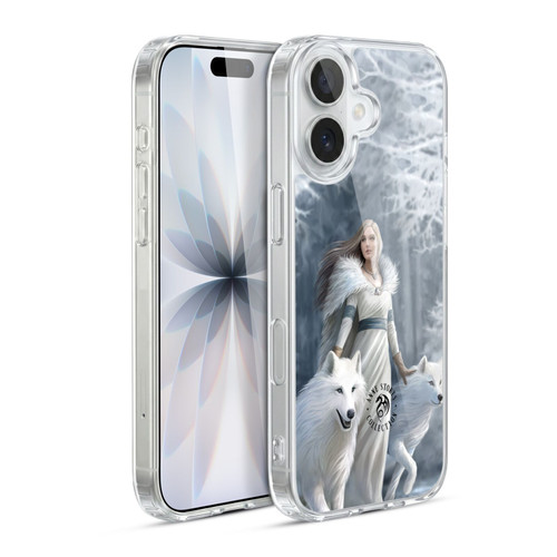 Anne Stokes Wolves Winter Guardians Soft Gel Case for Apple iPhone 17