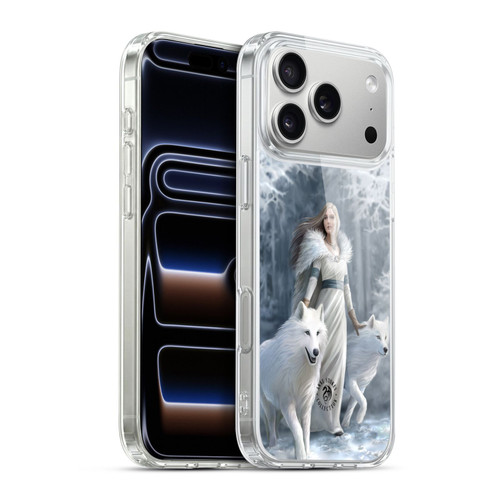 Anne Stokes Wolves Winter Guardians Soft Gel Case for Apple iPhone 17 Pro Max