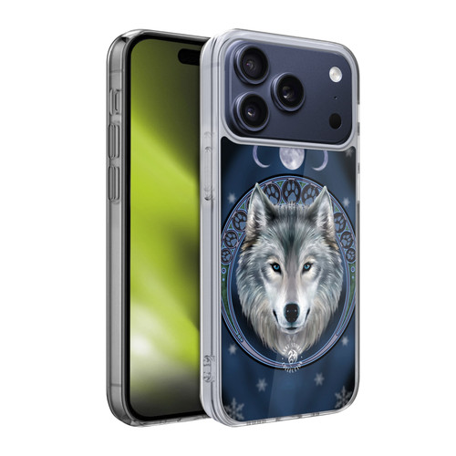 Anne Stokes Wolves Lunar Soft Gel Case for Apple iPhone 17 Pro