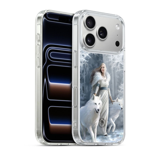 Anne Stokes Wolves Winter Guardians Soft Gel Case for Apple iPhone 17 Pro
