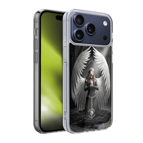 Anne Stokes Angels Prayer For The Fallen Soft Gel Case for Apple iPhone 17 Pro