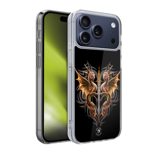 Anne Stokes Mix Fantasy Art Dragon Sword Soft Gel Case for Apple iPhone 17 Pro Anne Stokes Mix Fantasy Art Dragon Sword Soft Gel Case for Apple iPhone 17 Pro