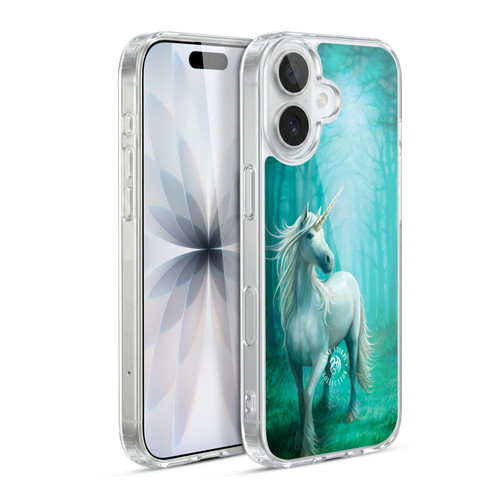 Anne Stokes Mythical Creatures Forest Unicorn Soft Gel Case for Apple iPhone 17