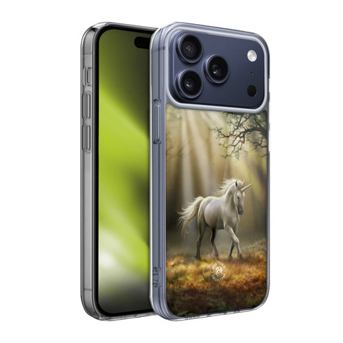 Anne Stokes Mythical Creatures Glimpse of a Unicorn Soft Gel Case for Apple iPhone 17 Pro Max