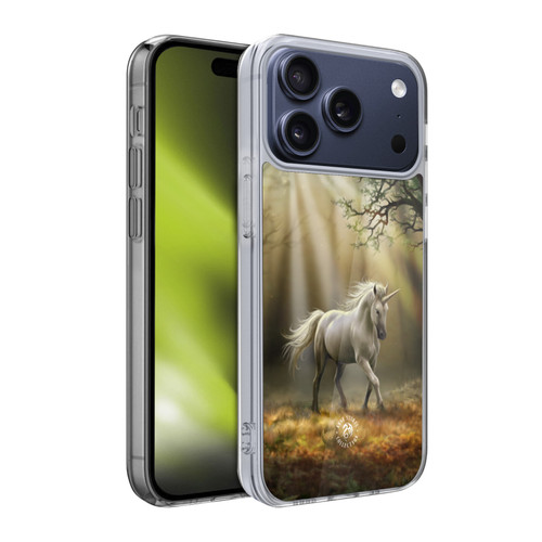 Anne Stokes Mythical Creatures Glimpse of a Unicorn Soft Gel Case for Apple iPhone 17 Pro
