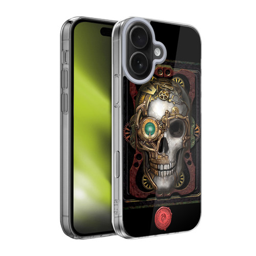 Anne Stokes Steampunk Skull Soft Gel Case for Apple iPhone 17