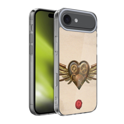 Anne Stokes Steampunk Winged Cog Heart Soft Gel Case for Apple iPhone 17 Air