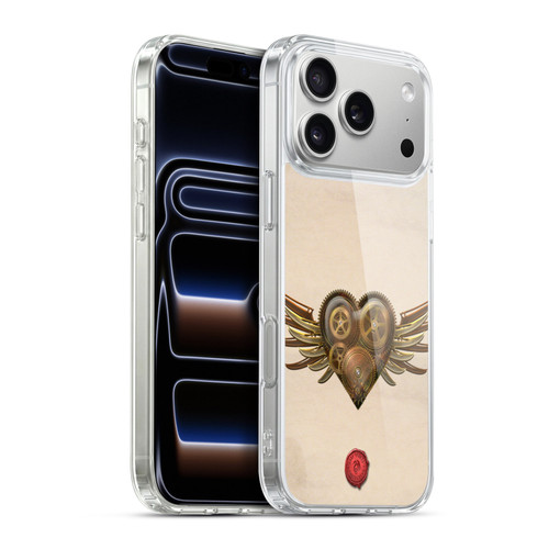 Anne Stokes Steampunk Winged Cog Heart Soft Gel Case for Apple iPhone 17 Pro Max