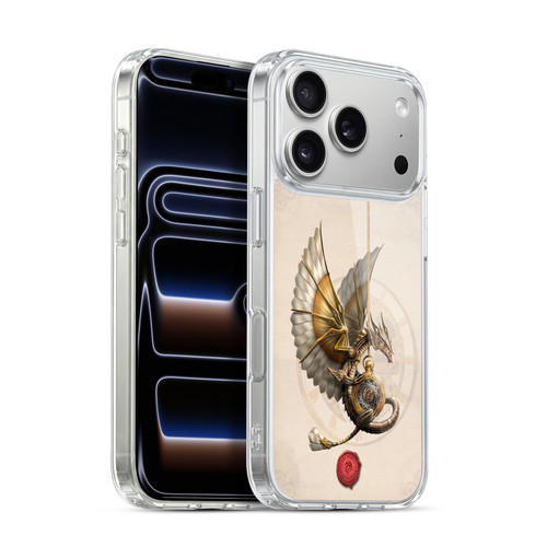 Anne Stokes Steampunk Clockwork Dragon Soft Gel Case for Apple iPhone 17 Pro