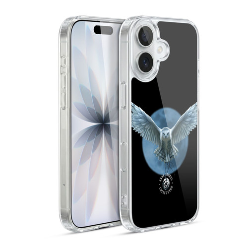 Anne Stokes Owls Moon Soft Gel Case for Apple iPhone 17