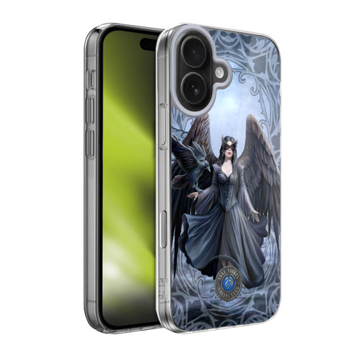Anne Stokes Raven Full With Pattern Soft Gel Case for Apple iPhone 17 Anne Stokes Raven Full With Pattern Soft Gel Case for Apple iPhone 17