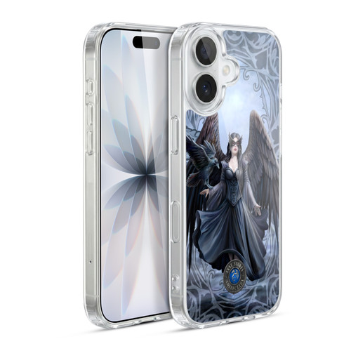 Anne Stokes Raven Full With Pattern Soft Gel Case for Apple iPhone 17