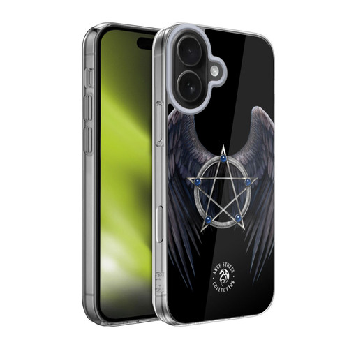 Anne Stokes Raven Winged Pentagram Soft Gel Case for Apple iPhone 17
