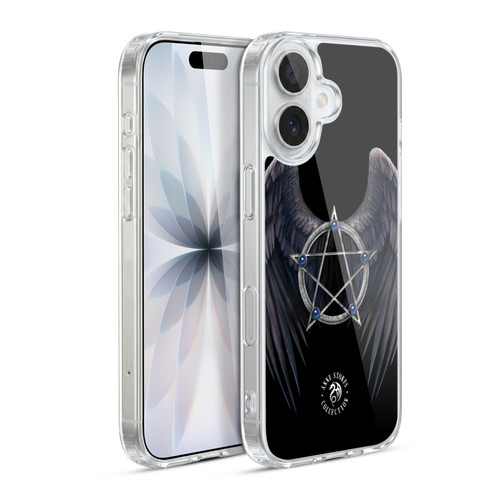Anne Stokes Raven Winged Pentagram Soft Gel Case for Apple iPhone 17