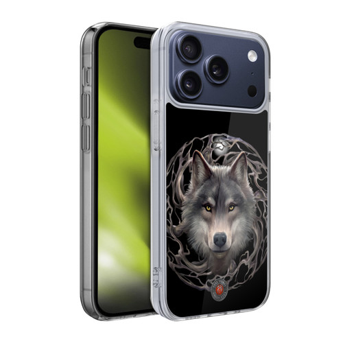 Anne Stokes Wolves 2 Night Forest Soft Gel Case for Apple iPhone 17 Pro