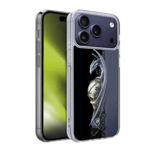 Anne Stokes Dragons 2 Skull And Rose Soft Gel Case for Apple iPhone 17 Pro