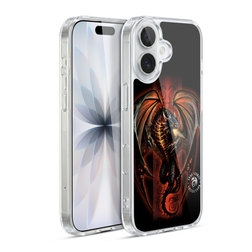 Anne Stokes Fire Tribal Lava Dragon Soft Gel Case for Apple iPhone 17