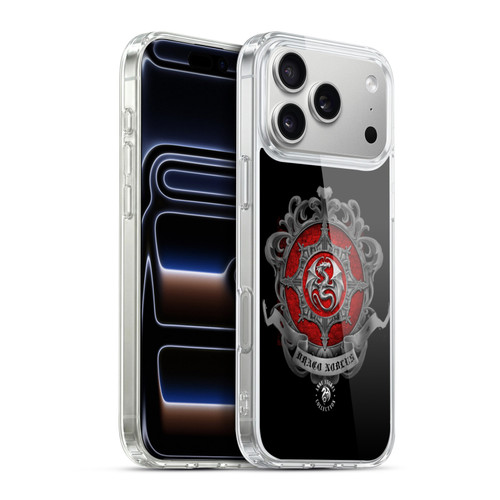 Anne Stokes Fire Tribal Dragon Crest Soft Gel Case for Apple iPhone 17 Pro Max