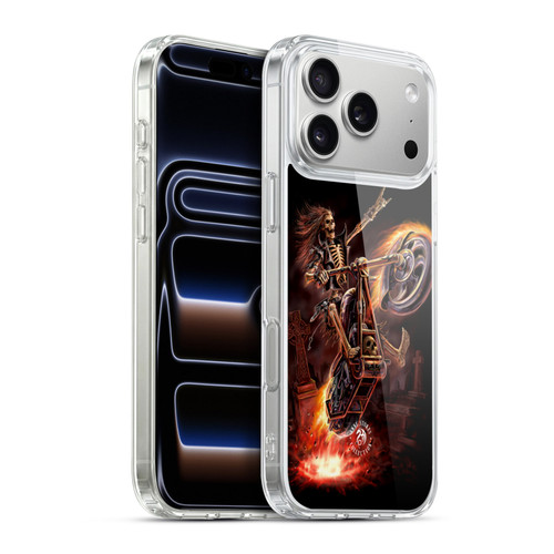 Anne Stokes Fire Tribal Hello Rider Poster Soft Gel Case for Apple iPhone 17 Pro Max