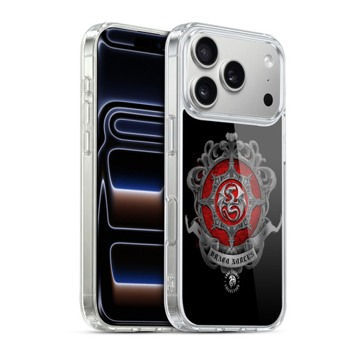 Anne Stokes Fire Tribal Dragon Crest Soft Gel Case for Apple iPhone 17 Pro