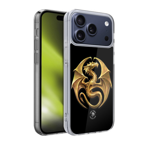 Anne Stokes Fire Tribal Dragon Medal Soft Gel Case for Apple iPhone 17 Pro