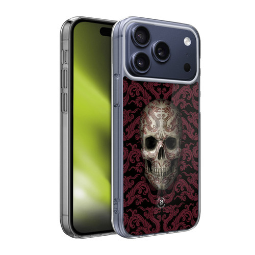 Anne Stokes Oriental Skull Dragon Swirl Pattern Soft Gel Case for Apple iPhone 17 Pro Max