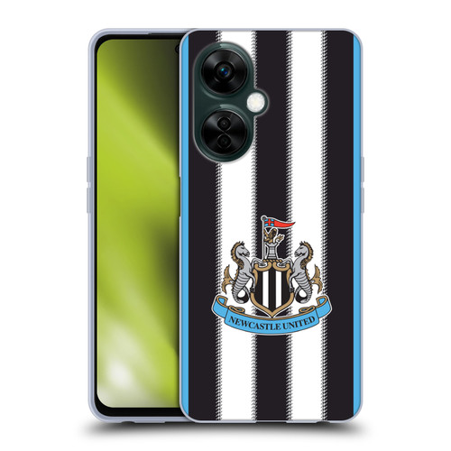 Newcastle United Football Club 2025/26 Crest Kit Home Soft Gel Case for OnePlus Nord N30