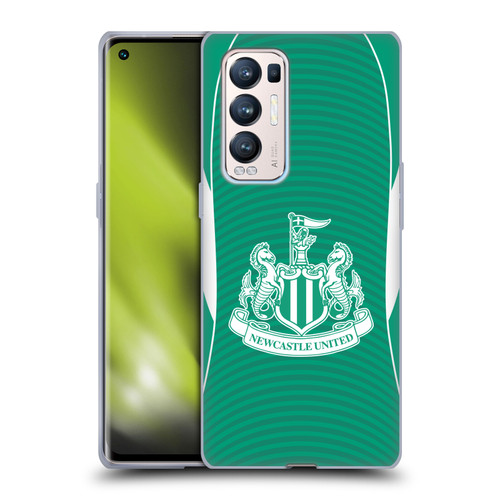 Newcastle United Football Club 2025/26 Crest Kit Away Soft Gel Case for OPPO Find X3 Neo / Reno5 Pro+ 5G