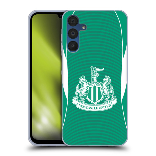 Newcastle United Football Club 2025/26 Crest Kit Away Soft Gel Case for Samsung Galaxy A15