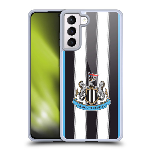 Newcastle United Football Club 2025/26 Crest Kit Home Soft Gel Case for Samsung Galaxy S21+ 5G