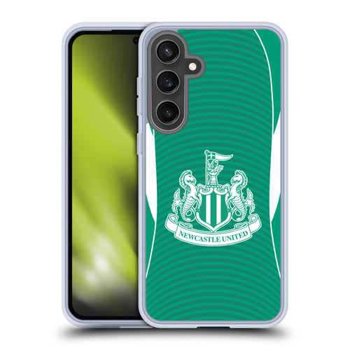 Newcastle United Football Club 2025/26 Crest Kit Away Soft Gel Case for Samsung Galaxy S24 FE