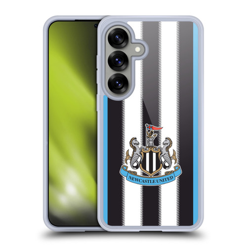 Newcastle United Football Club 2025/26 Crest Kit Home Soft Gel Case for Samsung Galaxy S25