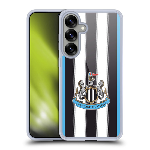 Newcastle United Football Club 2025/26 Crest Kit Home Soft Gel Case for Samsung Galaxy S25+