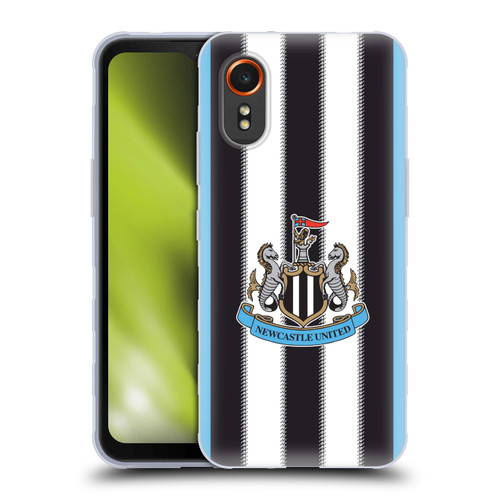 Newcastle United Football Club 2025/26 Crest Kit Home Soft Gel Case for Samsung Galaxy Xcover7 5G