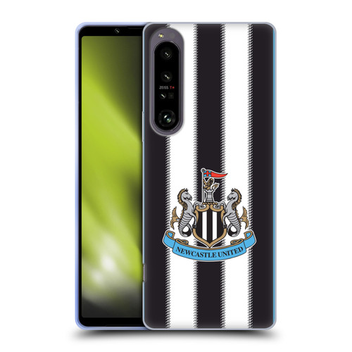 Newcastle United Football Club 2025/26 Crest Kit Home Soft Gel Case for Sony Xperia 1 IV