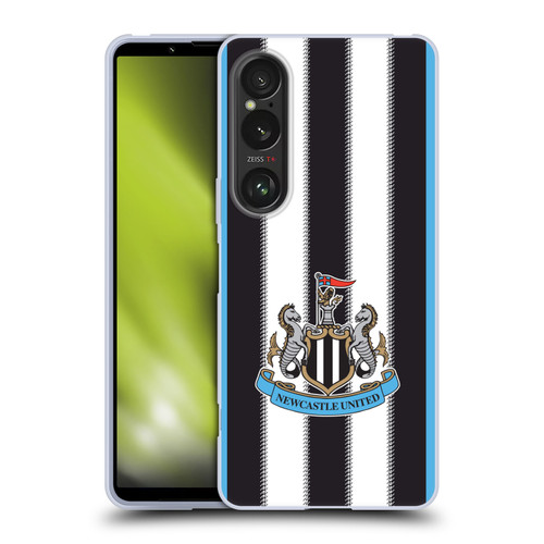 Newcastle United Football Club 2025/26 Crest Kit Home Soft Gel Case for Sony Xperia 1 VI 5G