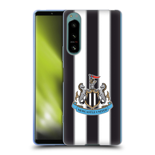 Newcastle United Football Club 2025/26 Crest Kit Home Soft Gel Case for Sony Xperia 5 IV