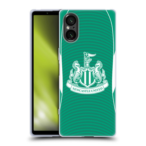 Newcastle United Football Club 2025/26 Crest Kit Away Soft Gel Case for Sony Xperia 5 V 5G