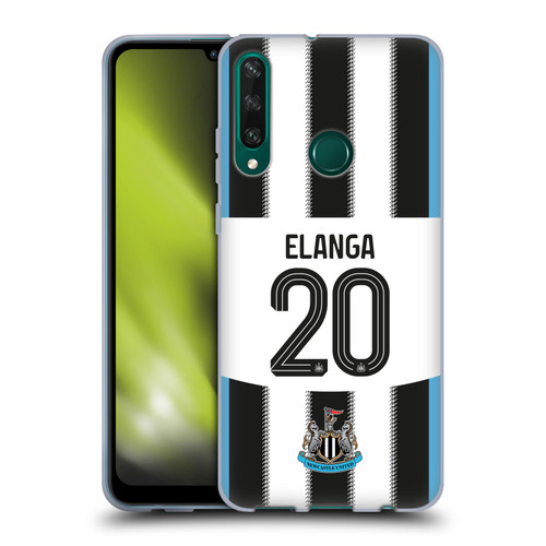 Newcastle United Football Club 2025/26 Players Home Kit Anthony Elanga Soft Gel Case for Huawei Y6p