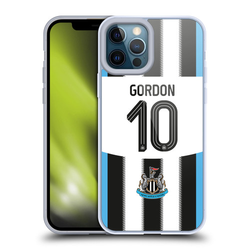 Newcastle United Football Club 2025/26 Players Home Kit Anthony Gordon Soft Gel Case for Apple iPhone 12 Pro Max Newcastle United Football Club 2025/26 Players Home Kit Anthony Gordon Soft Gel Case for Apple iPhone 12 Pro Max