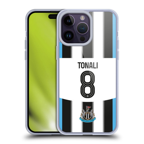 Newcastle United Football Club 2025/26 Players Home Kit Sandro Tonali Soft Gel Case for Apple iPhone 14 Pro Max Newcastle United Football Club 2025/26 Players Home Kit Sandro Tonali Soft Gel Case for Apple iPhone 14 Pro Max