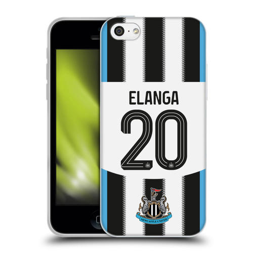 Newcastle United Football Club 2025/26 Players Home Kit Anthony Elanga Soft Gel Case for Apple iPhone 5c