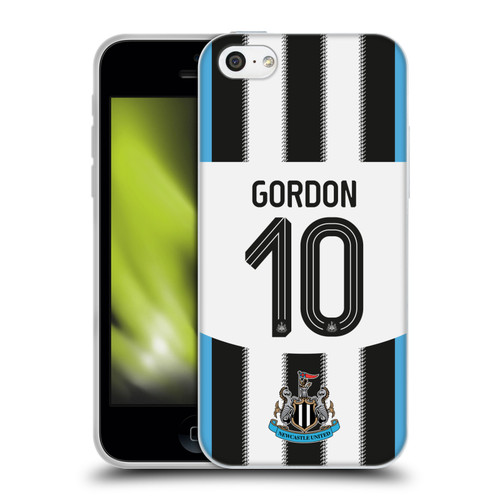 Newcastle United Football Club 2025/26 Players Home Kit Anthony Gordon Soft Gel Case for Apple iPhone 5c Newcastle United Football Club 2025/26 Players Home Kit Anthony Gordon Soft Gel Case for Apple iPhone 5c