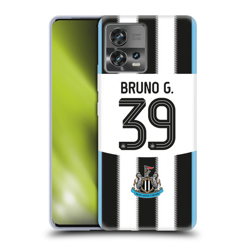 Newcastle United Football Club 2025/26 Players Home Kit Bruno Guimarães Soft Gel Case for Motorola Moto Edge 30 Fusion Newcastle United Football Club 2025/26 Players Home Kit Bruno Guimarães Soft Gel Case for Motorola Moto Edge 30 Fusion