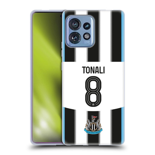 Newcastle United Football Club 2025/26 Players Home Kit Sandro Tonali Soft Gel Case for Motorola Moto Edge 40 Pro/Plus 2023