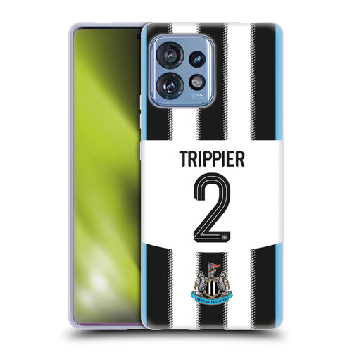 Newcastle United Football Club 2025/26 Players Home Kit Kieran Trippier Soft Gel Case for Motorola Moto Edge 40 Pro/Plus 2023